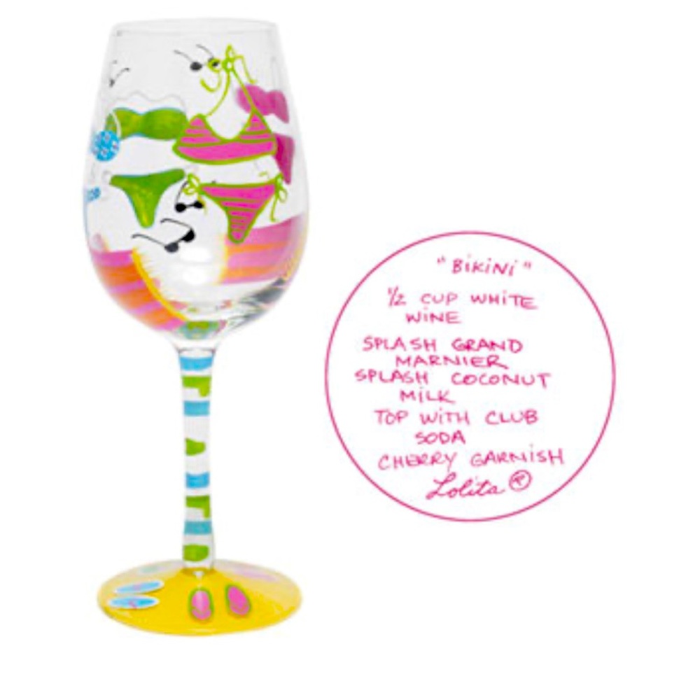 Bikini Wine Glass